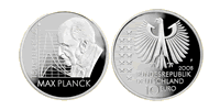 10 EUR, Max 
Planck